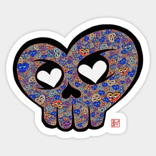 HeartSkulls ™ #4 Sticker